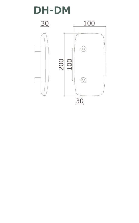 木製ドアハンドル DH-DM